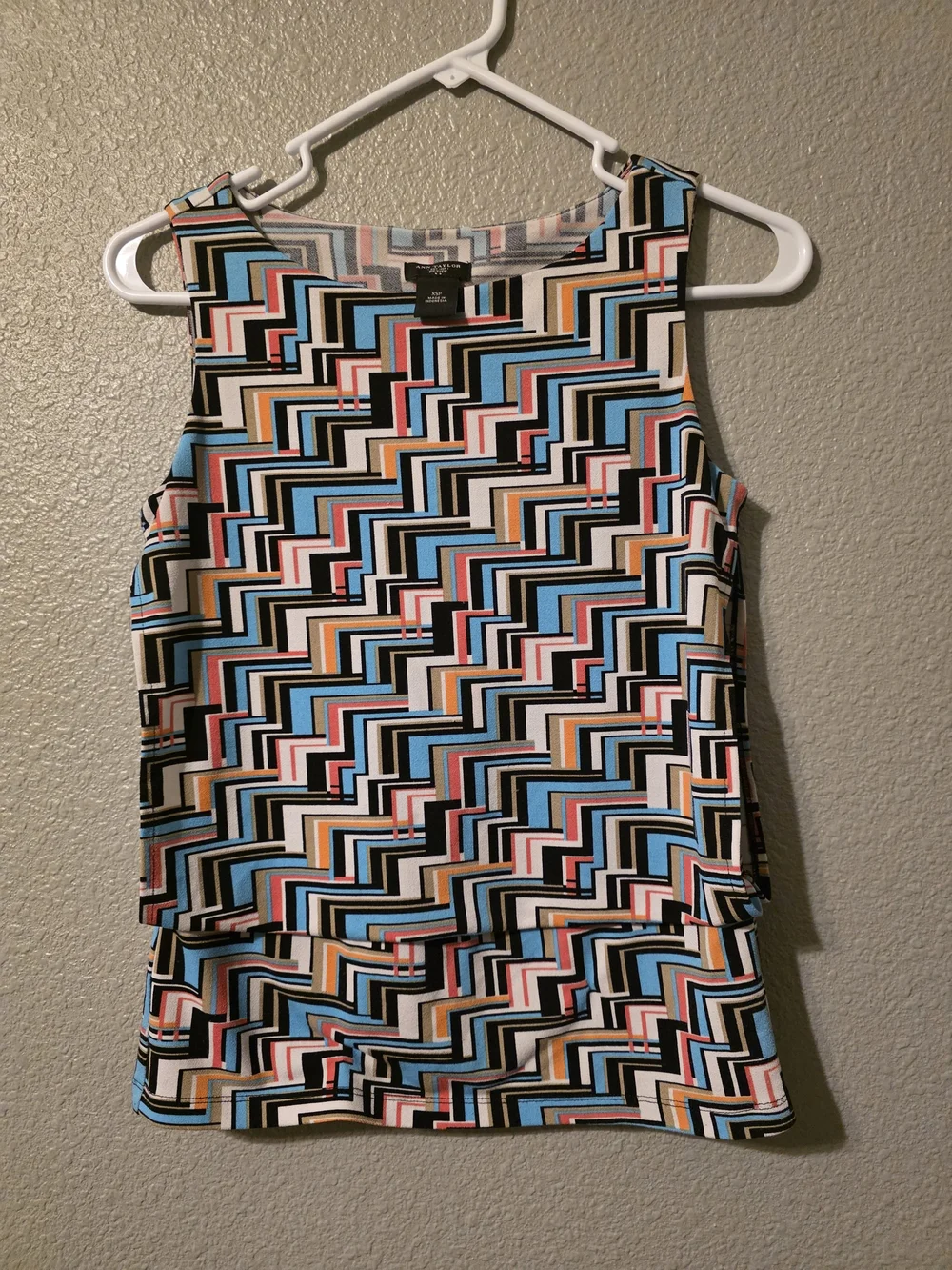 Ann Taylor Multicolor Geometric Pencil Skirt